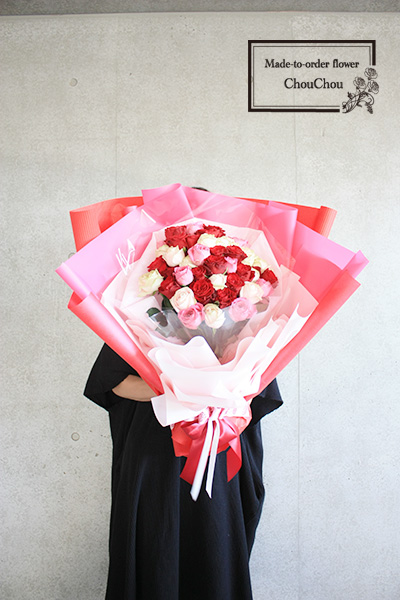 プロポーズ　４０本のバラの花束　order no 220902