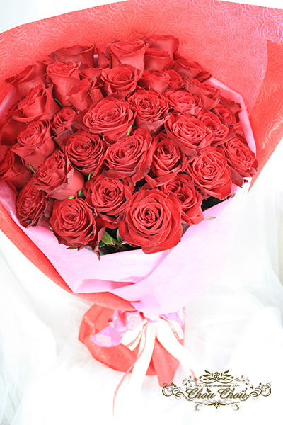 プロポーズ　４０本の赤薔薇の花束　order no 181003