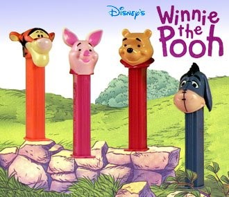 PEZ  Distributeurs PEZ Winnie L'Ourson (Disney)