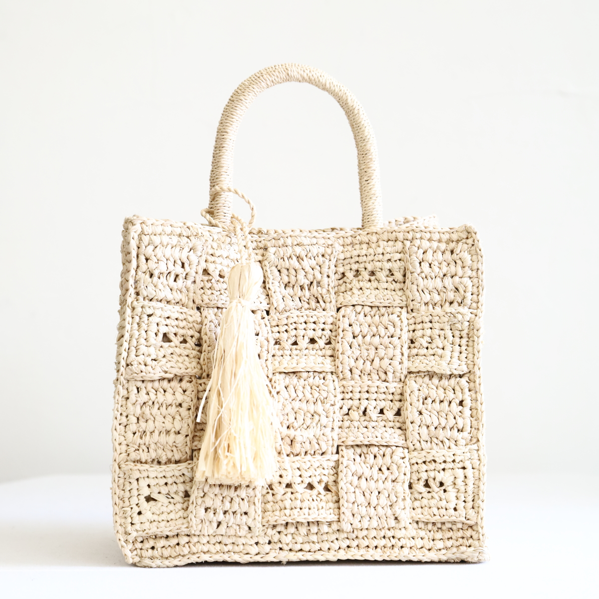 【あすつく】 ZIGGY PARIS N.H MAISON - 群馬県 CLOSET--- - NATUREL BAG HAND バッグ
