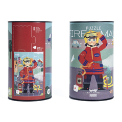 Londji Fireman Feuerwehr Kinder-Puzzle - zuckerfrei | Kids Concept Store
