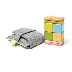 Tegu Pocket Pouch Magnetbausteine Holzbausteine Fair Trade - zuckerfrei | Kids Concept Store