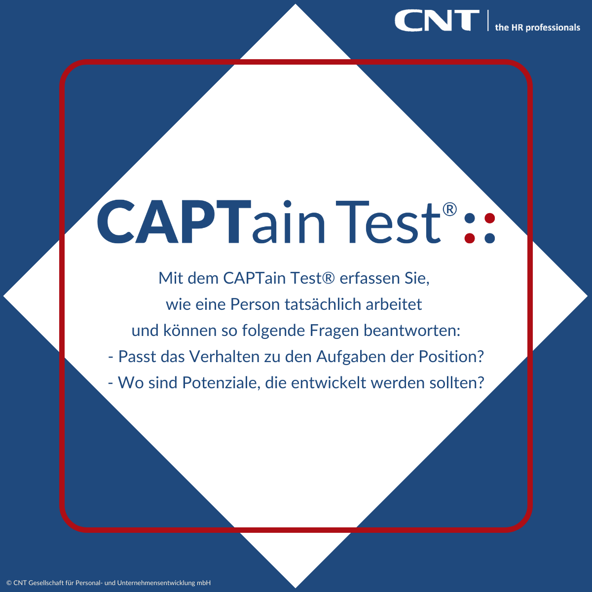 Der CAPTain Test® unterstützt bei Personalentscheidungen