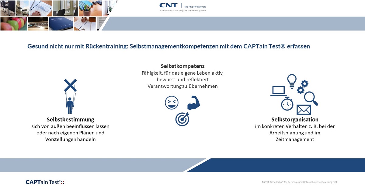 Selbstmanagementkompetenzen mit dem CAPTain Test® erfassen