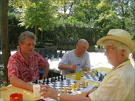 Photo Freizeit-Schach im Pelikan Park 2010