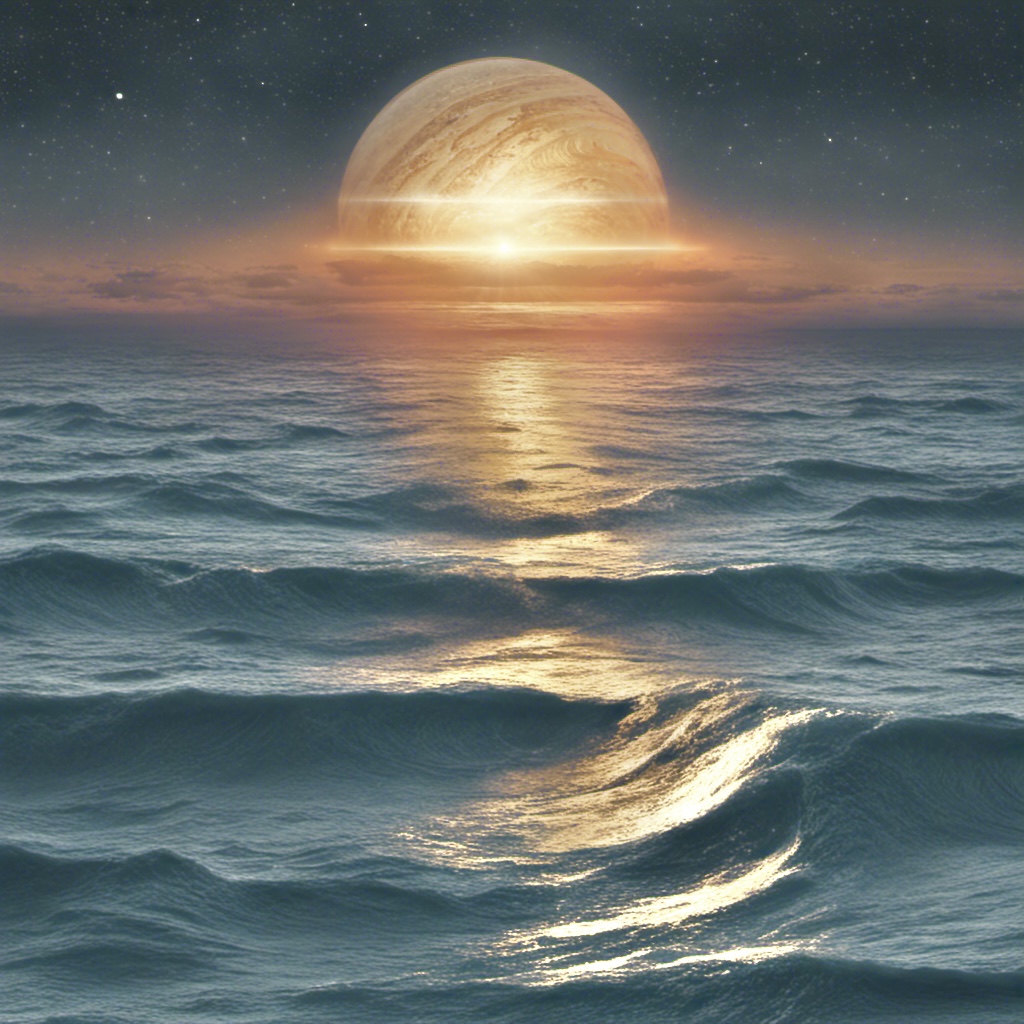 Wenn Saturn im Meer versinkt und uns dazu bringt, die Tiefen des Lebens erkunden!