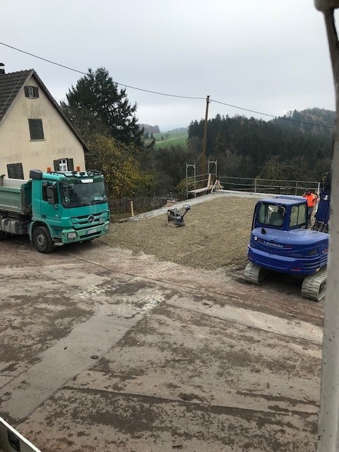 Die Anfänge: Baustelle im Herbst 2024