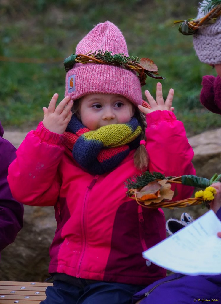 Freude ins Gesicht geschrieben