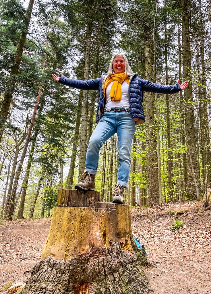 Das "I can fly"-Gefühl über den "Wogen" des Felsenmeers