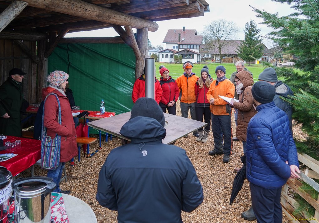 Begrüßung in der Kleinhanßschen Weihnachtsbaumkultur