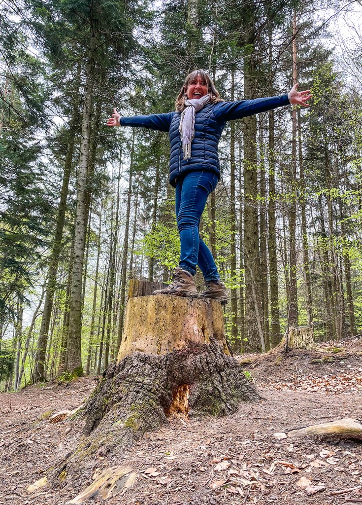 Das "I can fly"-Gefühl über den "Wogen" des Felsenmeers