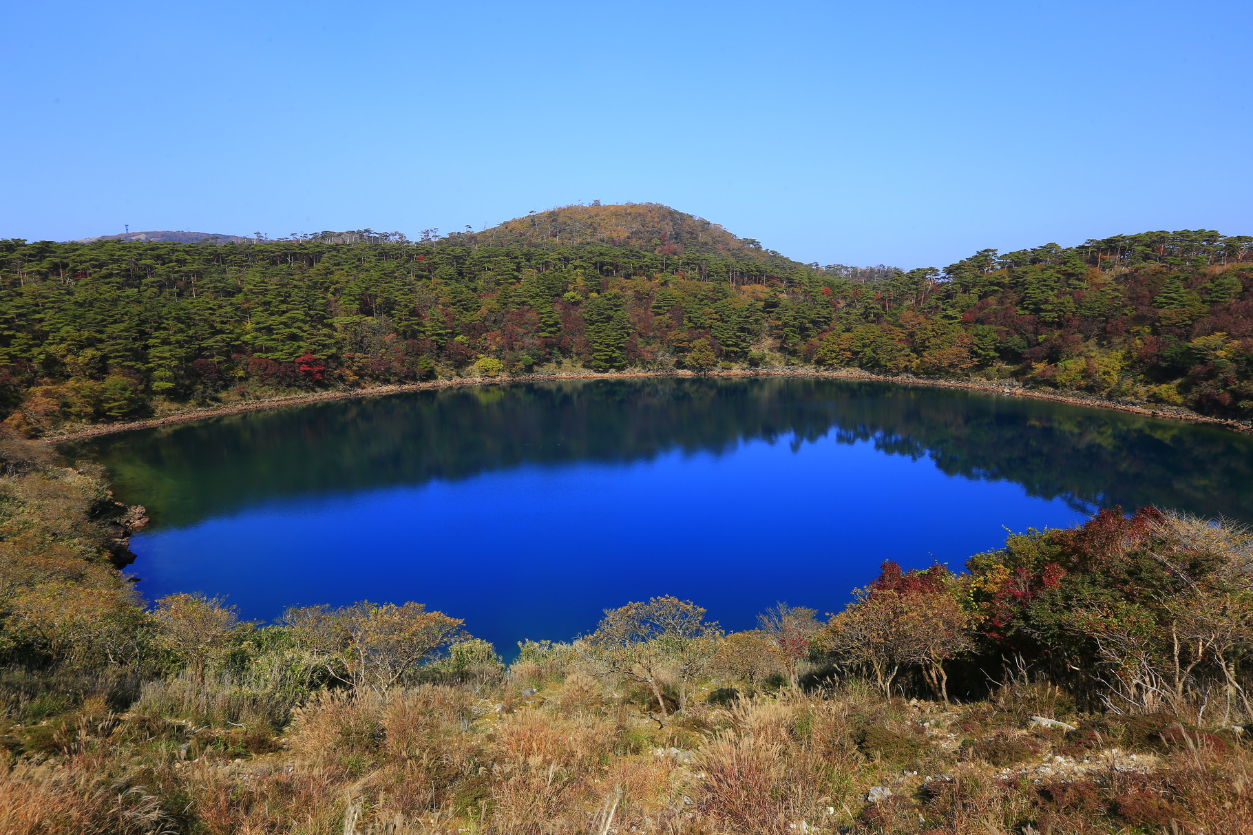 藍色の神秘、不動池