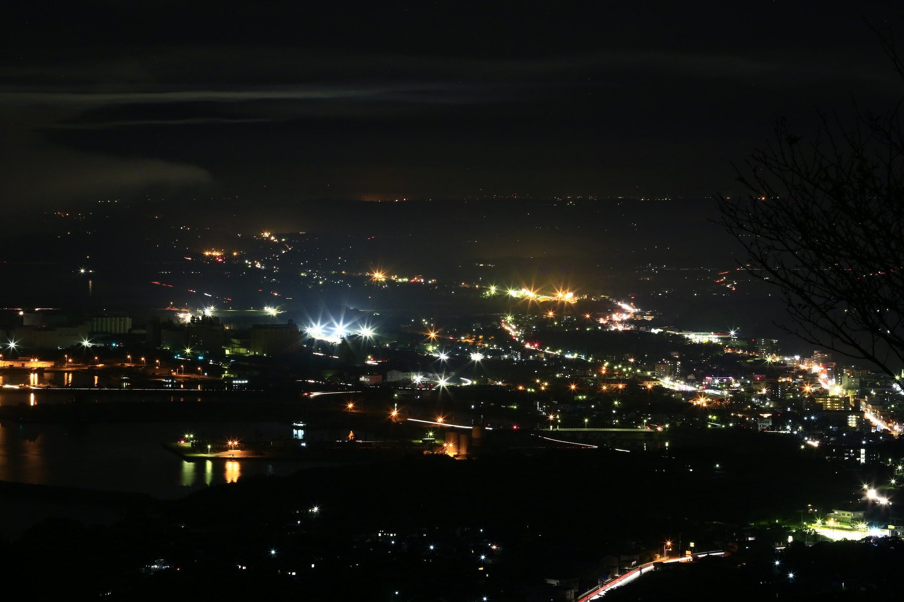 志布志市夜景（国際の森）