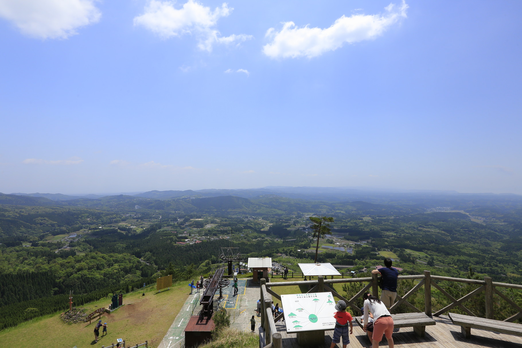 大パノラマ風景（霧島神話の里公園）