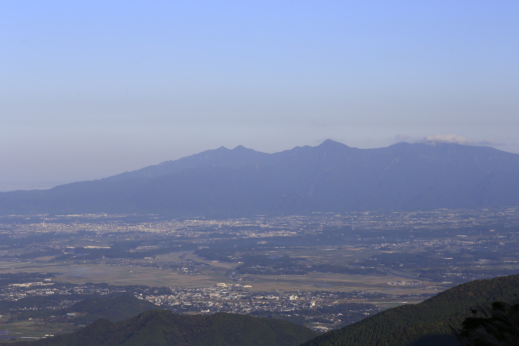 国見山から見渡せる風景（肝付町）
