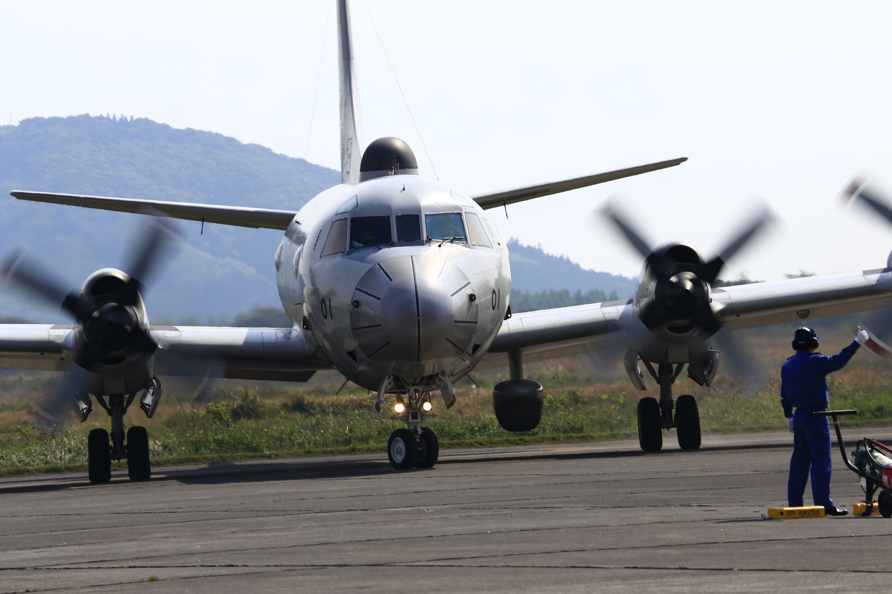 迫力のP-3C。見る者を圧倒させる格好良さ（エアーメモリアルinかのや）