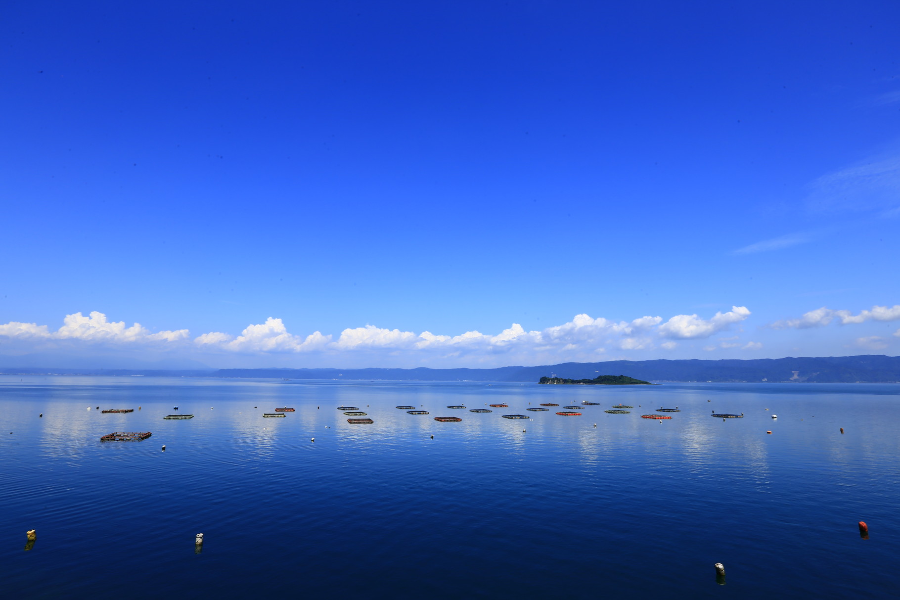 Blue Sea  Blue Sky（垂水市海潟港）