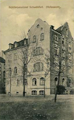 Schülerpensionat (Hofansicht) 1922