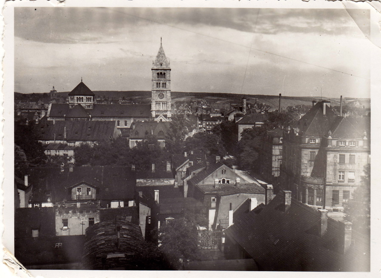 Blick vom Fabrikturm der Kugellagerwerke in der Schrammstraße - Privatfoto