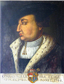 Konrad von Bibra - später Fürstbischof v. Würzburg