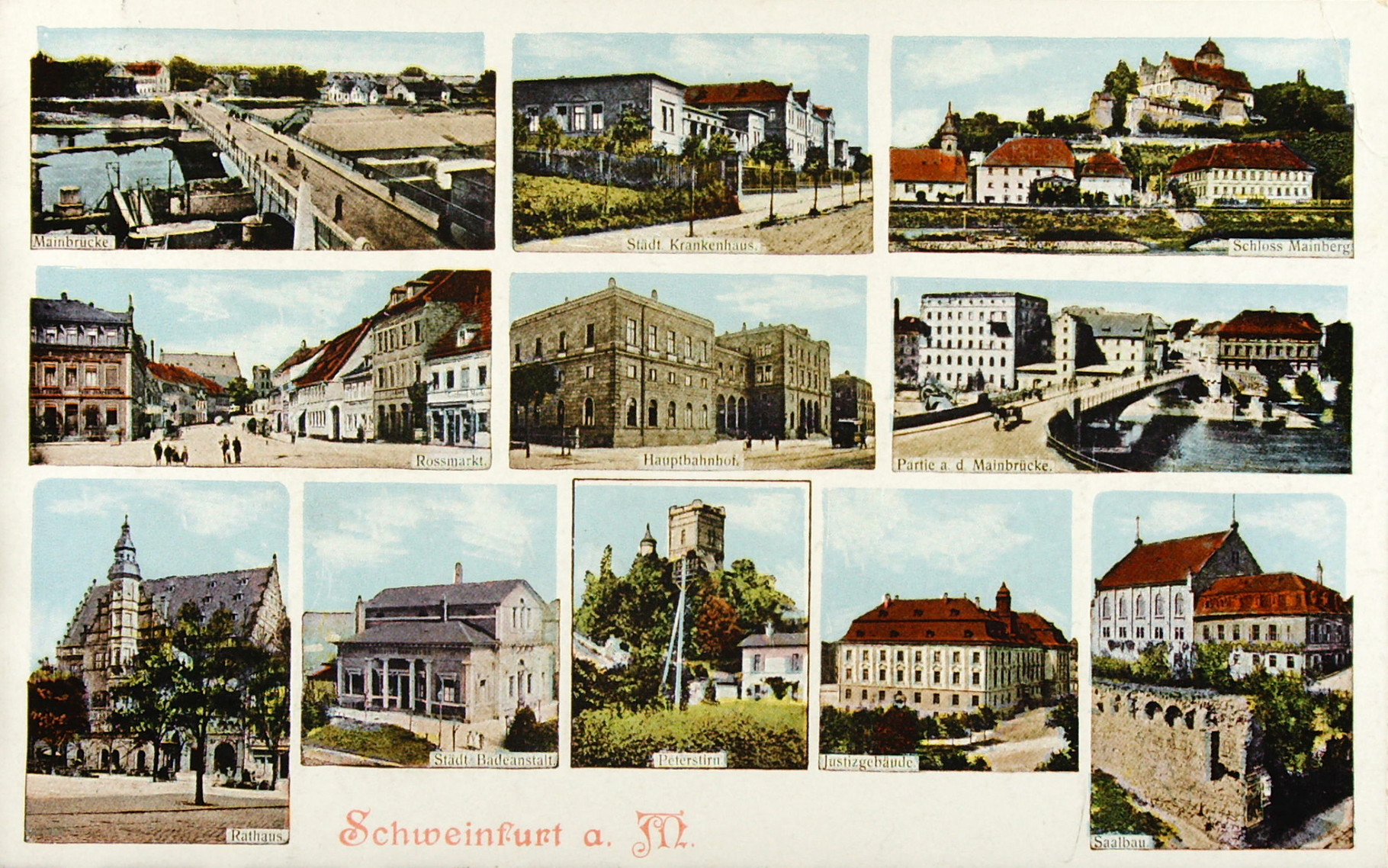 Schweinfurt Historische Fotos mit Infos Schweinfurtführer Ein