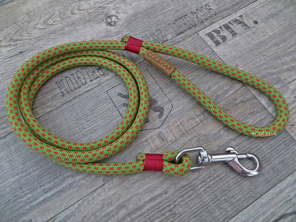 Handschlaufe 10,5mm grün/rot 190cm lang