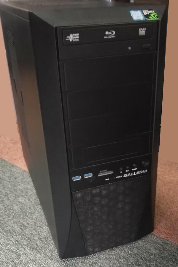 大人気ゲーミングPCブランド「GALLERIA（ガレリア）」のデスクトップパソコンを買取外観