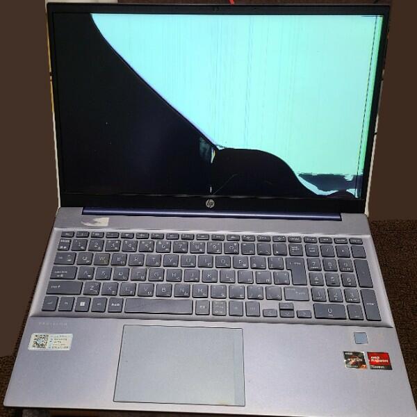 【買取速報】画面割れ・起動不可の「HP Pavilion 15 (Ryzen 7 5000シリーズ)」をジャンク品として買取しました！