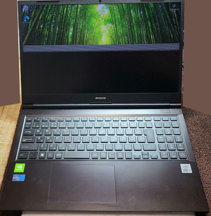 液晶難ありのmouseノート