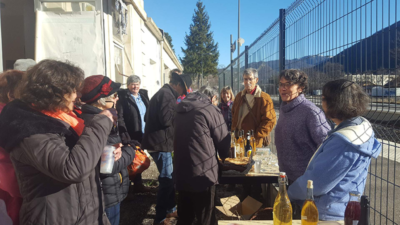 Un petit coup de Kir pour fêter l'achat