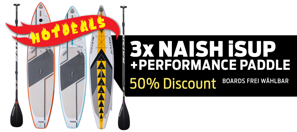 NAISH iSUP + PADDLE HOT DEAL