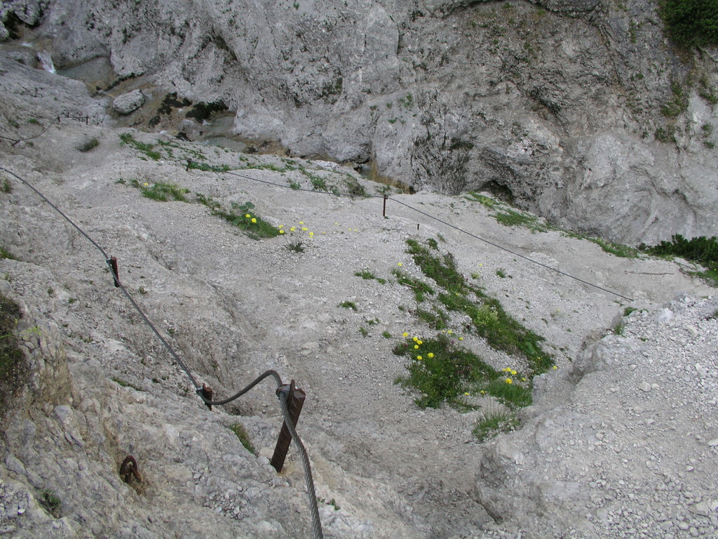 Der versicherte Teil des Dolomtensteiges