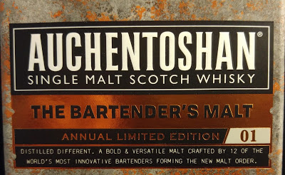 Auchentoshan The Bartender's Malt Etikett