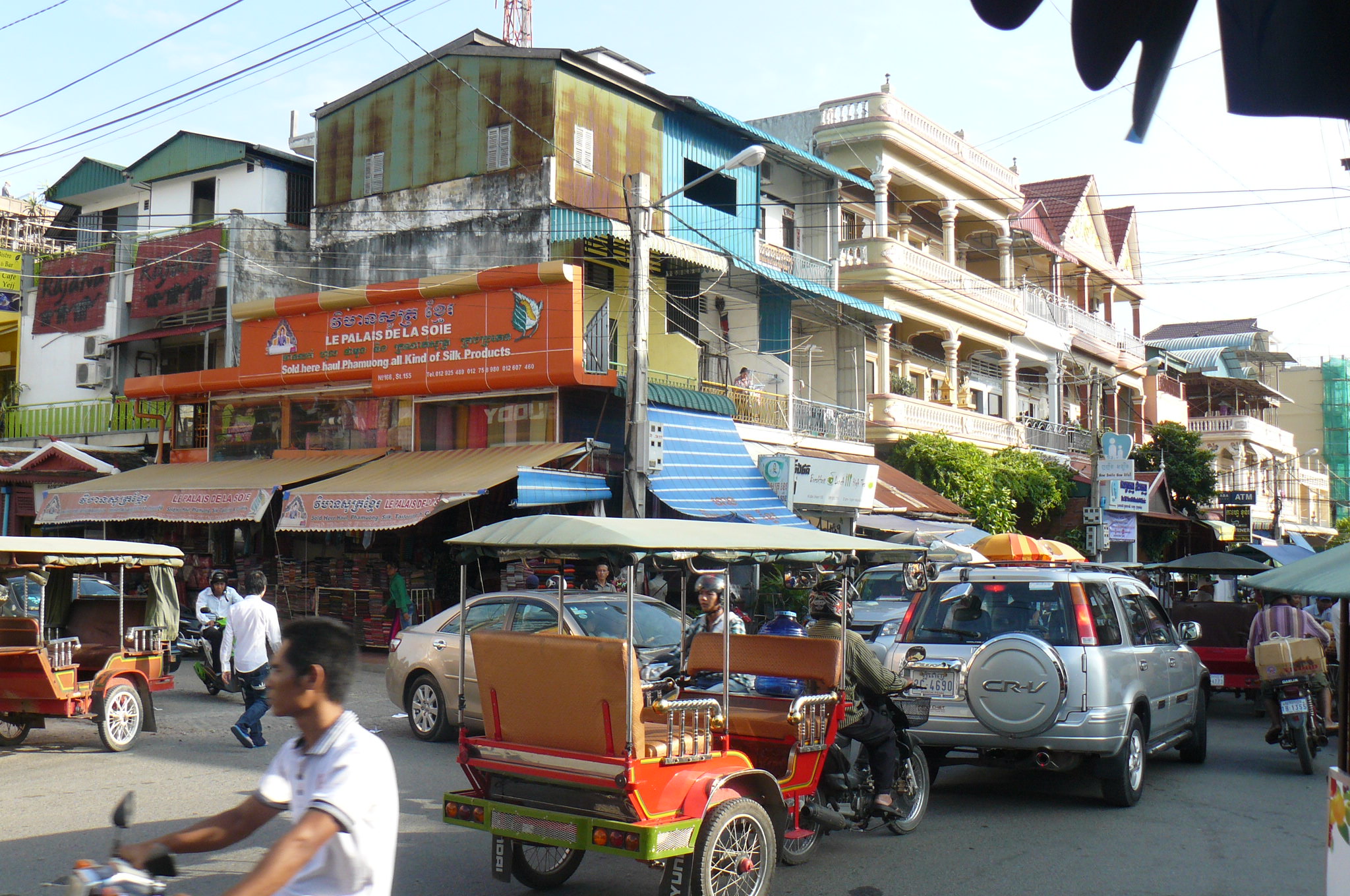 Kambodscha, Phnom Penh - Lena verfährt sich mit den Tuc Tuc