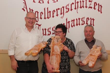 Von links: Helmut Unglert 2. Platz, Sabrina Knie 1. Platz, Martin Wiederseiner 3. Platz.