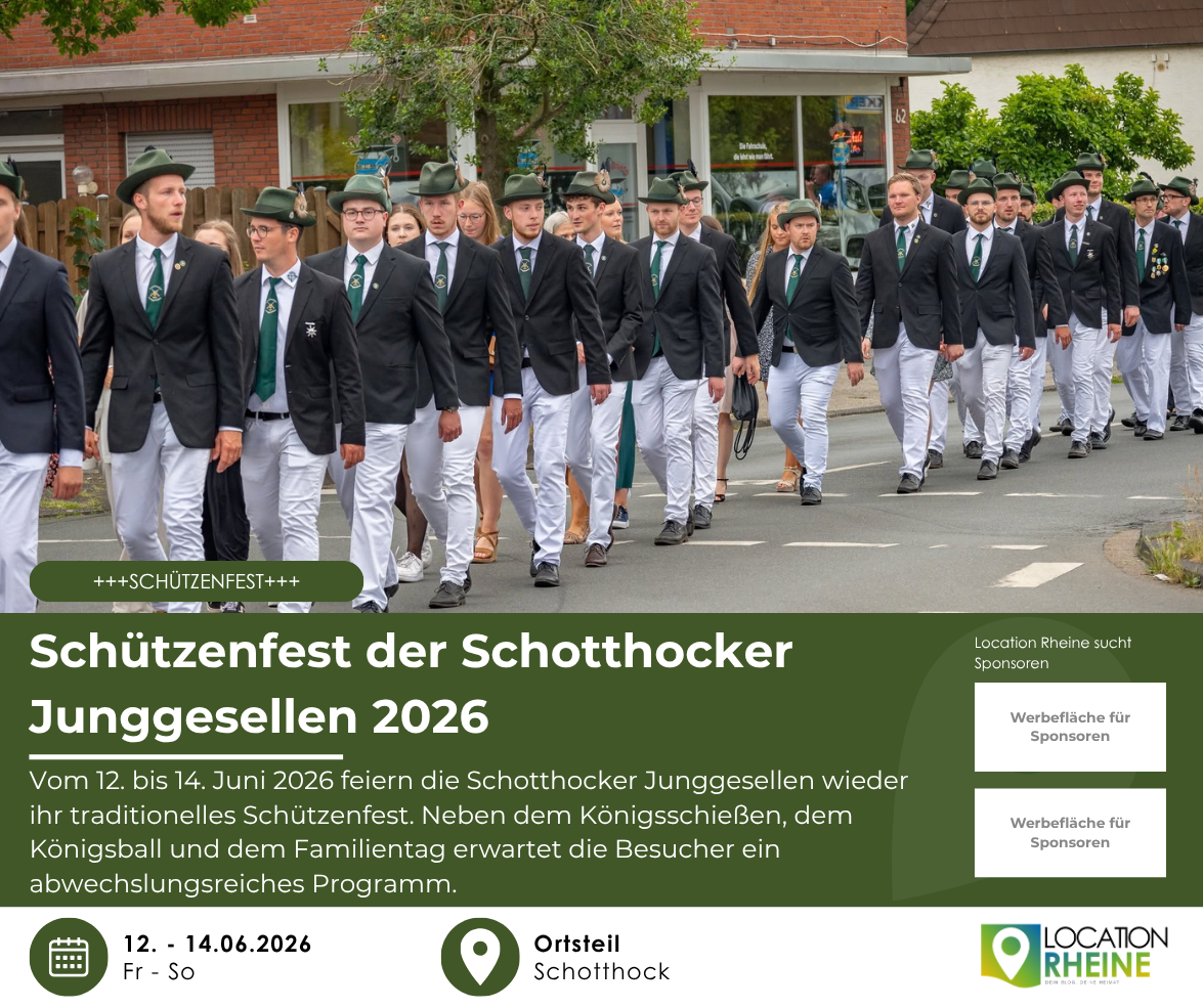 Schützenfest der Schotthocker Junggesellen 2026