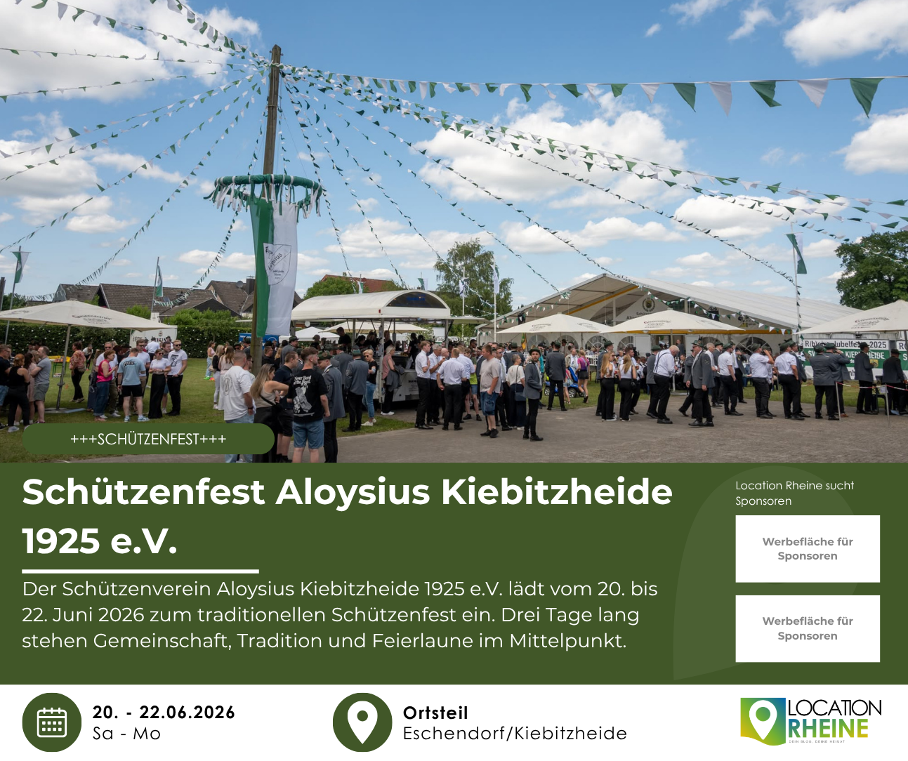 Schützenfest Aloysius Kiebitzheide 2026