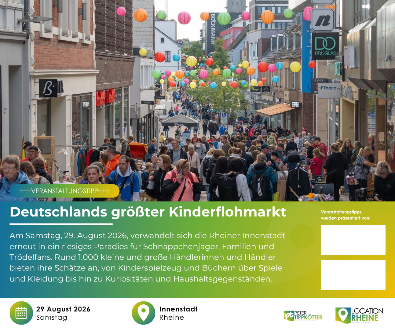 Deutschlands größter Kinderflohmarkt 2026