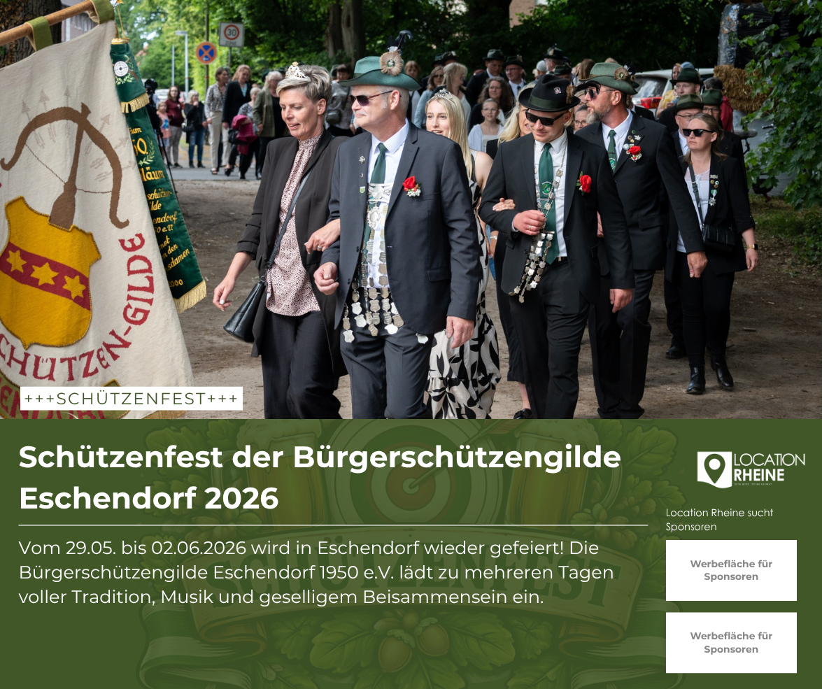 Schützenfest der Bürgerschützengilde Eschendorf 2026