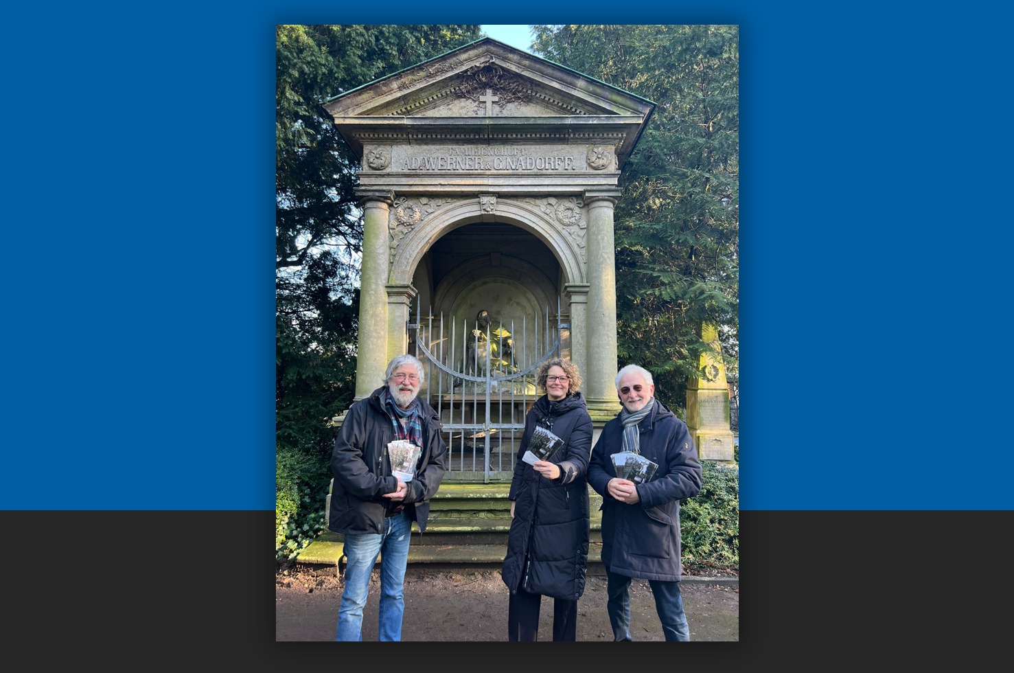 Neuer Flyer zum „Alten Friedhof“ Rheine