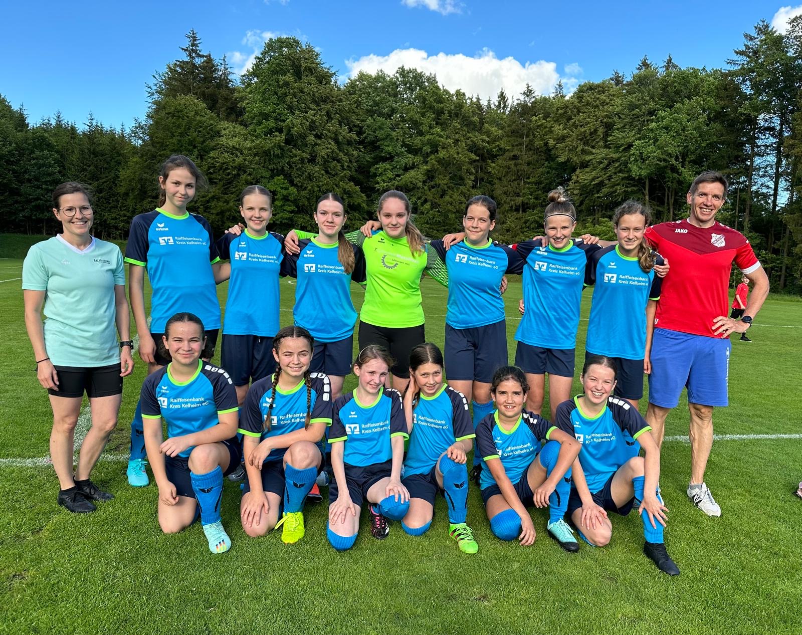 Erstes Spiel der C-Juniorinnen am 22. Mai 2024 nach nur 4 Trainingseinheiten.