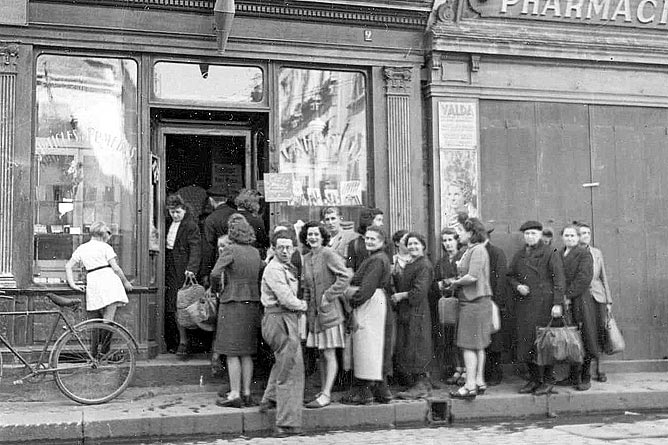 Carte De Tabac De Rationnement - France 1947 - Après-guerre - Vintage Historique