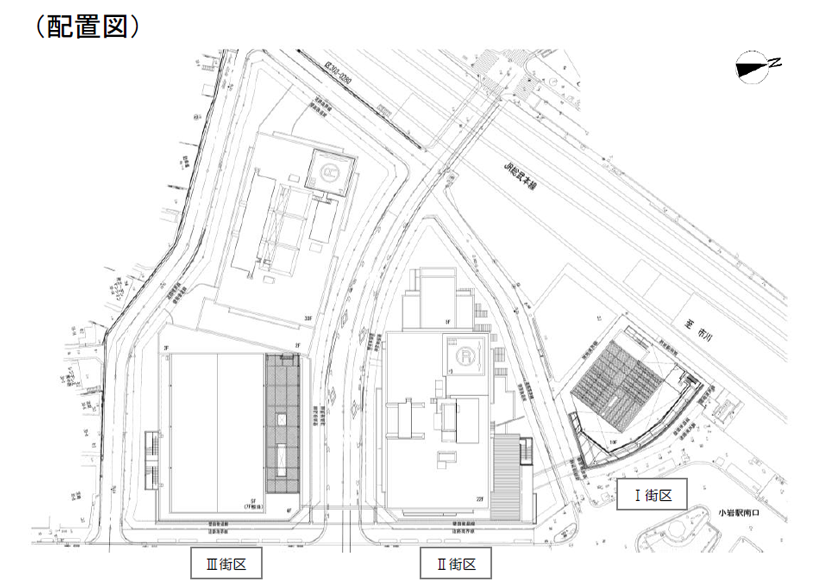南小岩6丁目地区配置図