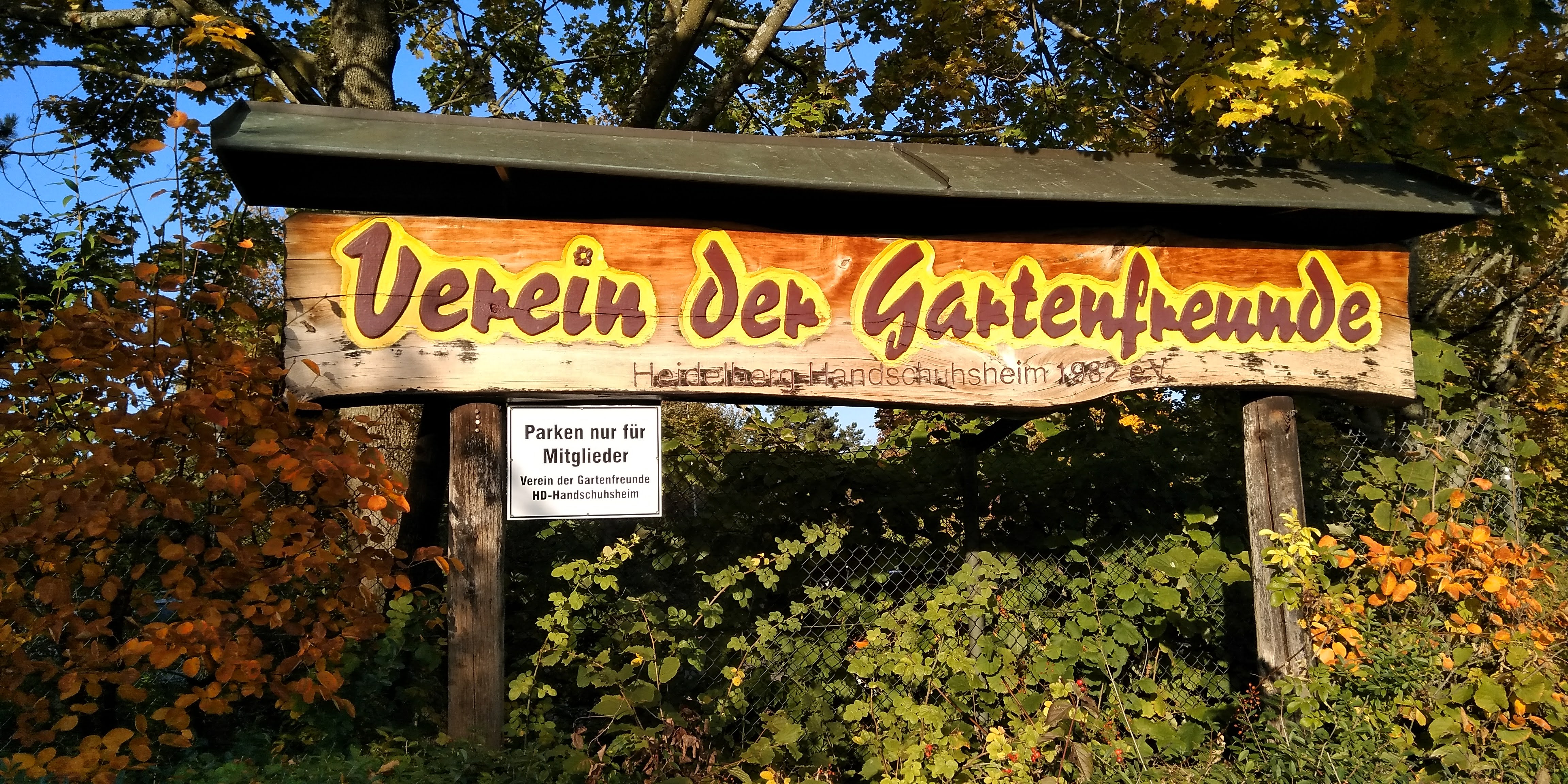 Gartenlauben Verein der Gartenfreunde HeidelbergHandschuhsheim