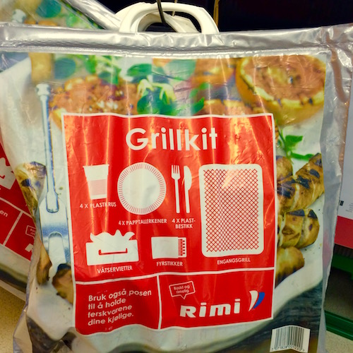 engangsgrill miljø rimi