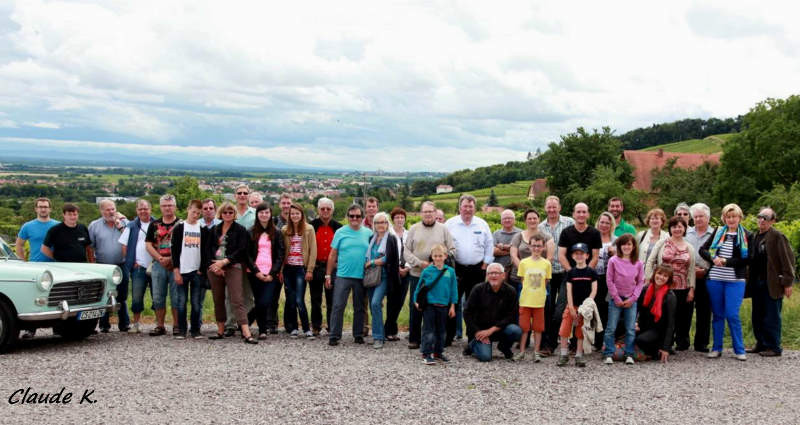 A Heiligenstein, photo des participants...