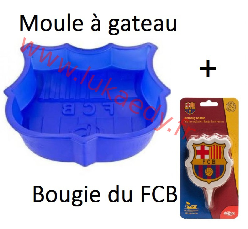 Fc Barcelone Moule A Gateau Bougie Anniversaire Lukaedy