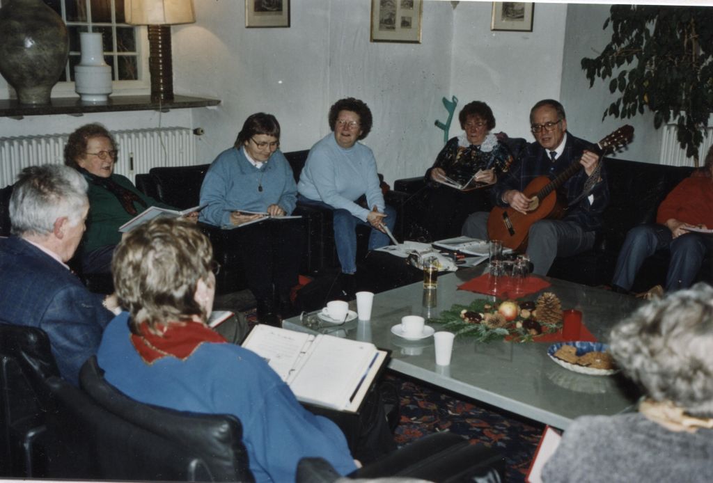 Beim Singen mit dem Nordstadt-Verein