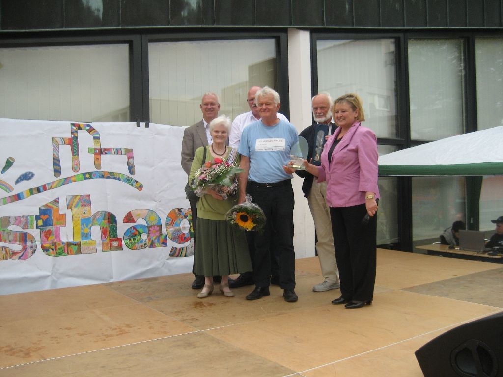 Von links: Werner Borcherding, Gertrude Galler, Thomas Huhnholz, Udo Mindt, Ernst Grützner und Ludmilla Neuwirth