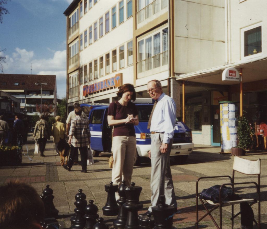 Auf dem Hansaplatz in der Nordstadt